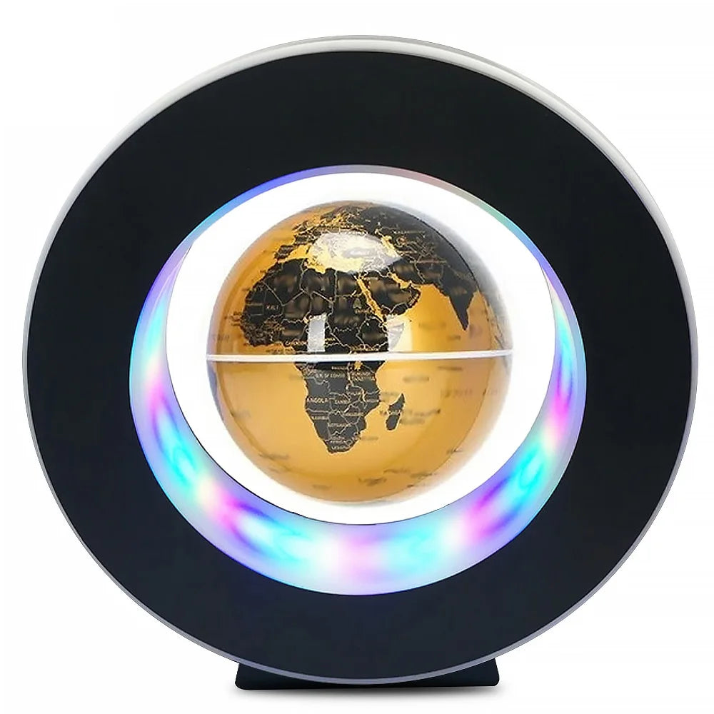 Floating Globe Levitating World Map Rotating