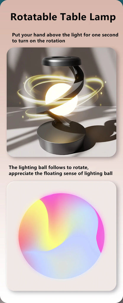 Portable Touch Lamp with Wireless Charger