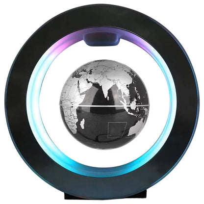 Floating Globe Levitating World Map Rotating