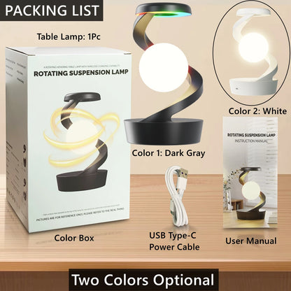 Portable Touch Lamp with Wireless Charger